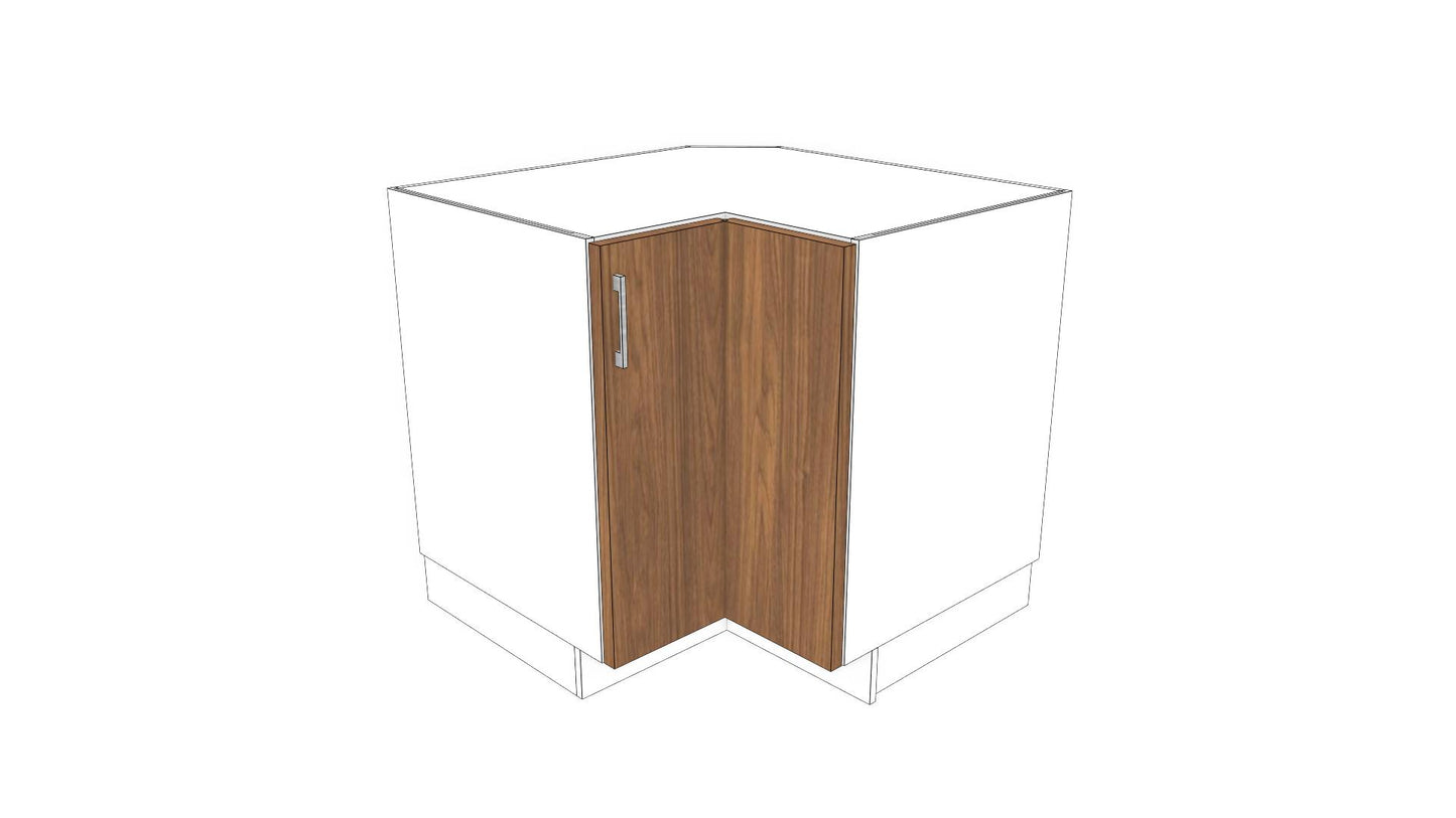 Full-Plywood Corner Base Cabinet