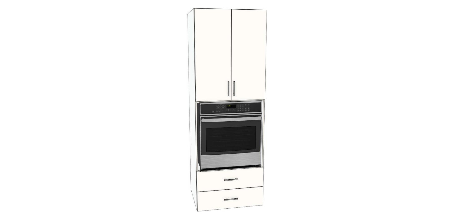 Double Door Tall Single Oven Cabinet