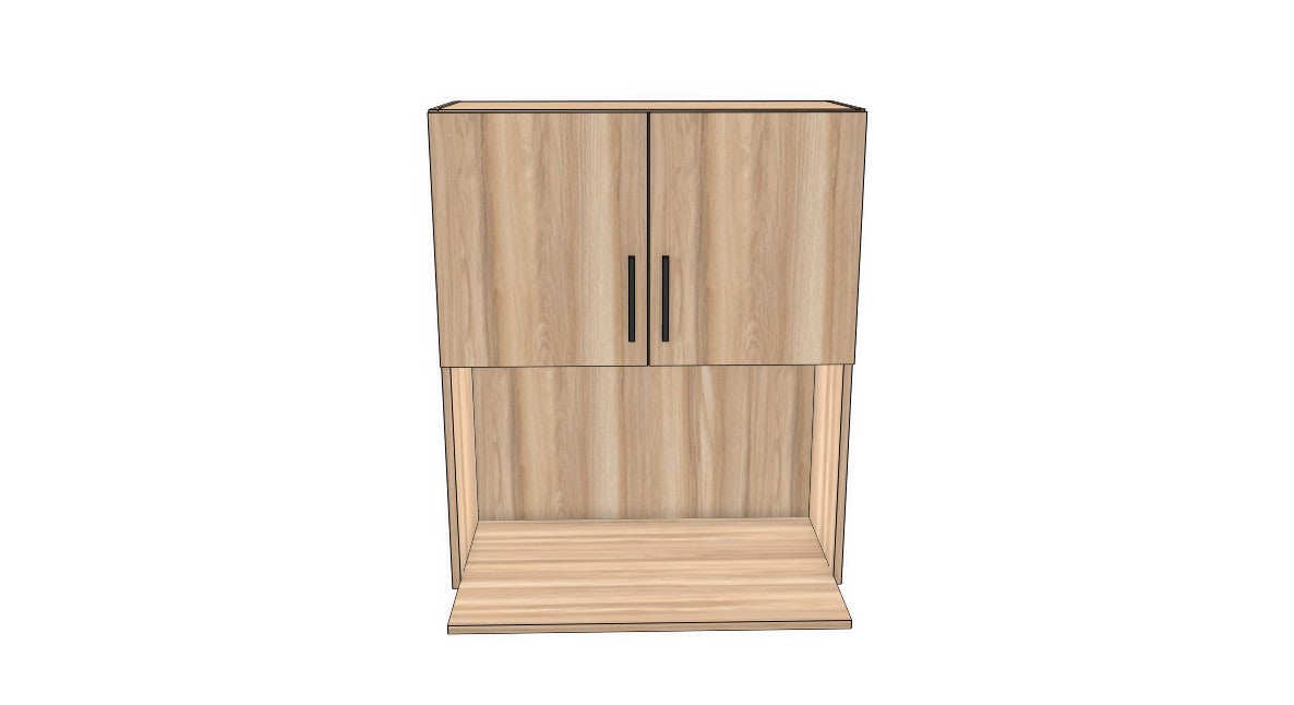 Full-Plywood 20-30" Microwave Wall Cabinet