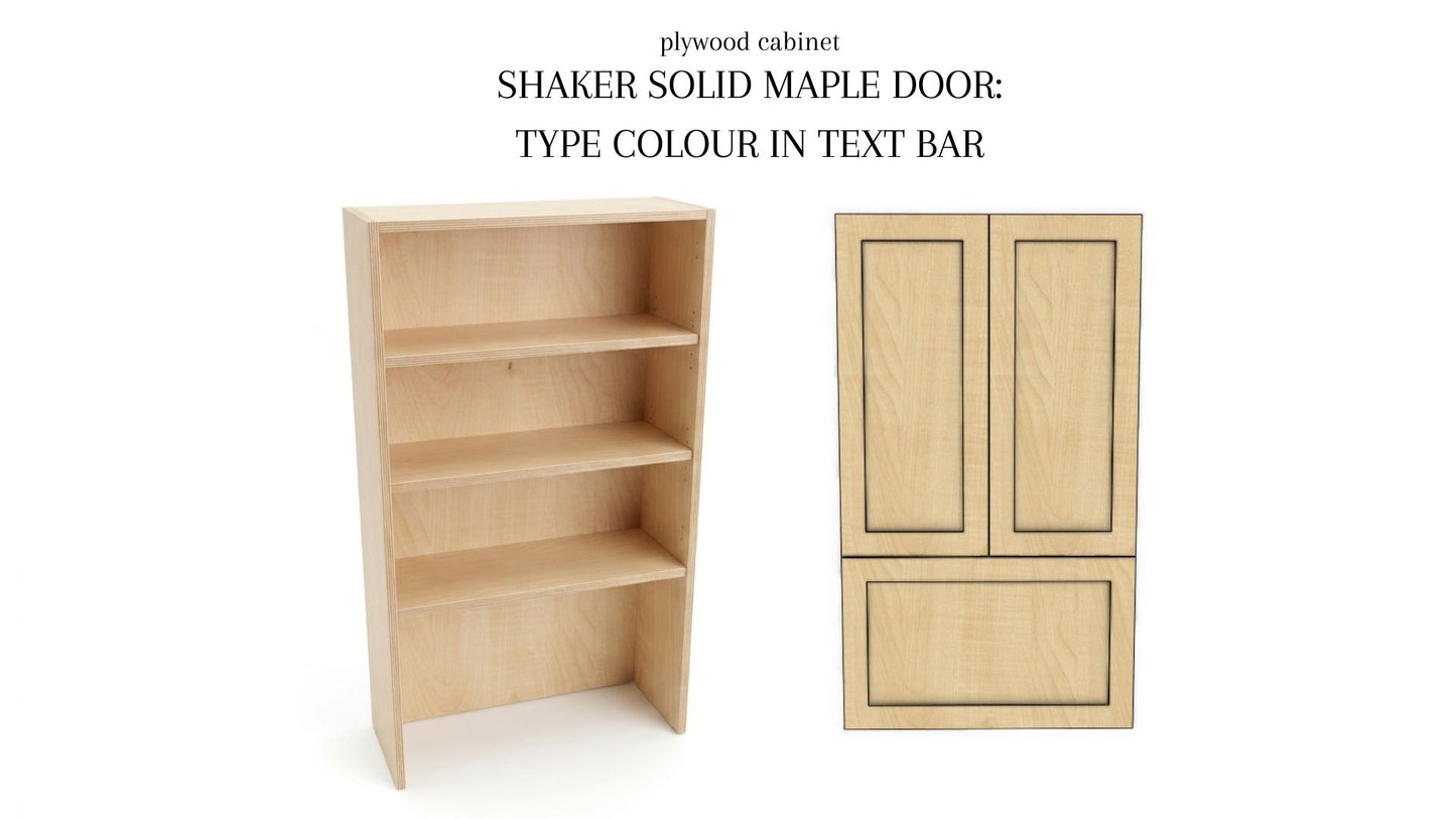 Double Hutch Wall Cabinet