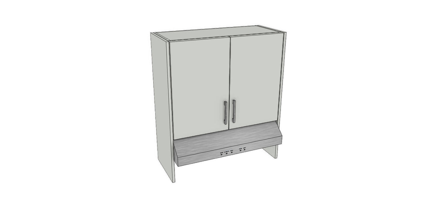 Full-Plywood 32" Range Hood Appliance Cabinet