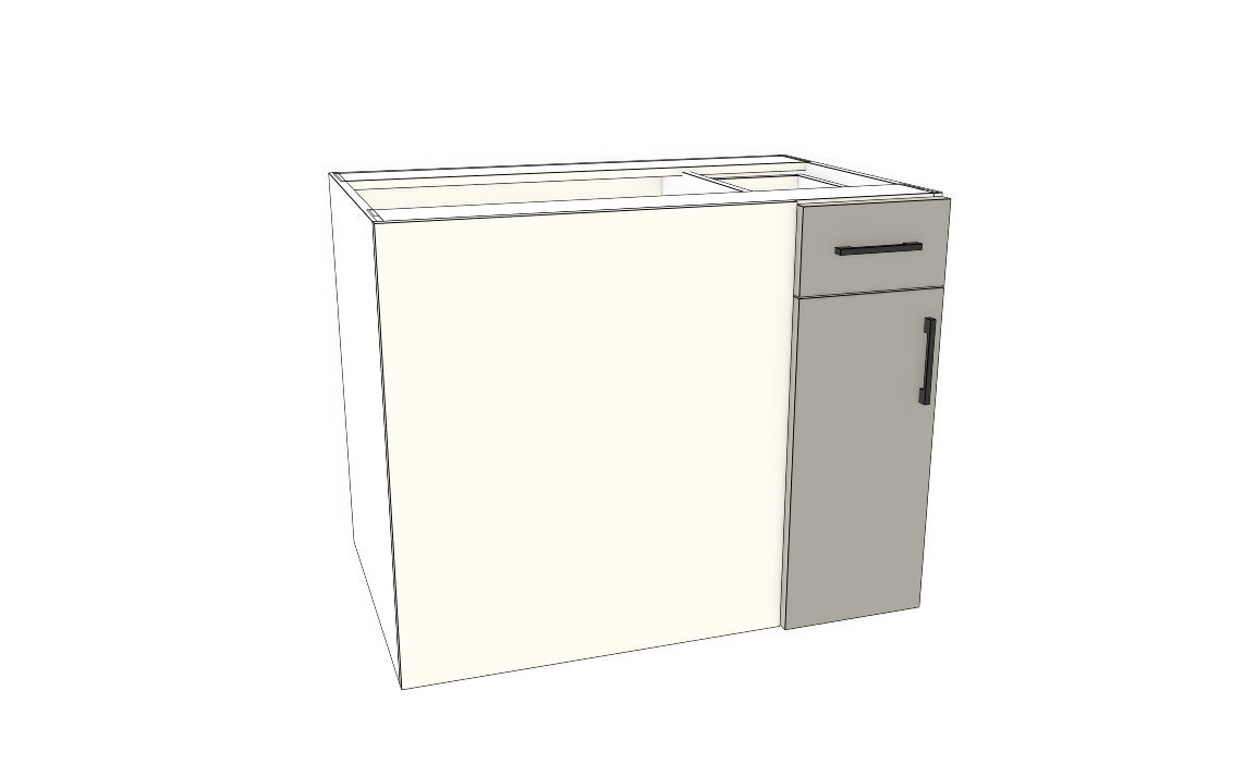 Full-Plywood Blind Corner Base Cabinet (Right)