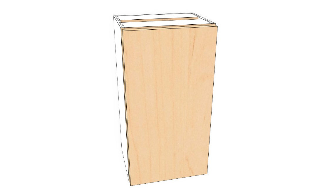 Full-Plywood Island-back Base Cabinet