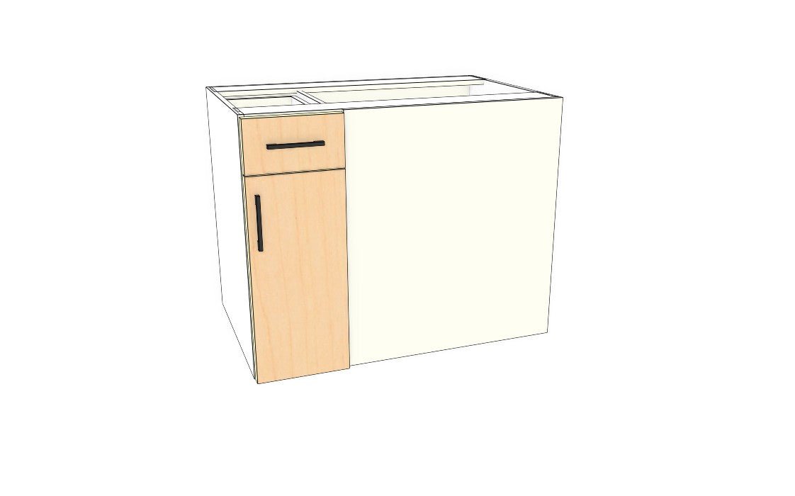 Full-Plywood Blind Corner Base Cabinet (Left)