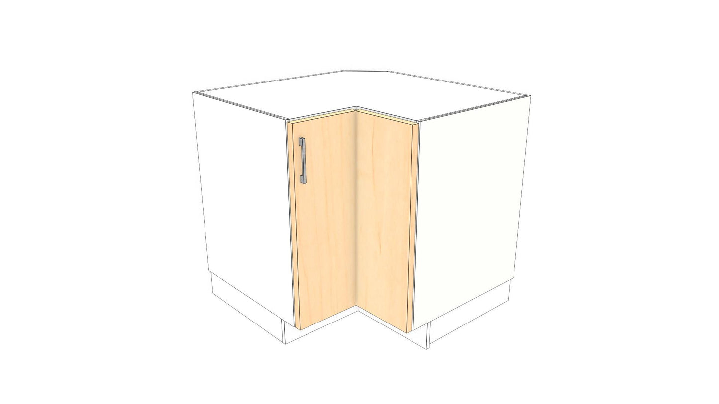 Full-Plywood Corner Base Cabinet