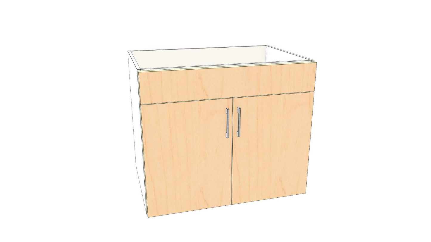 Full-Plywood 30-36" Sink Base Cabinet