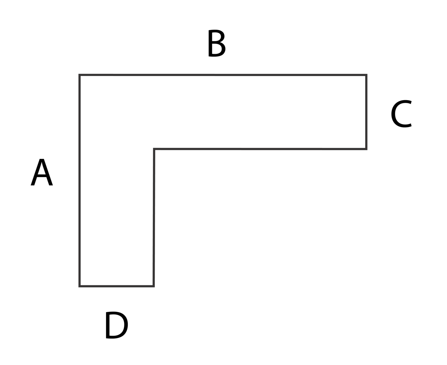 L-Shaped Laminate Countertop