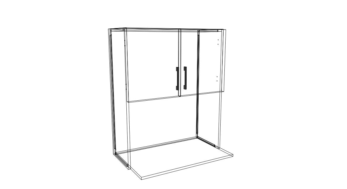 Full-Plywood 20-30" Microwave Wall Cabinet
