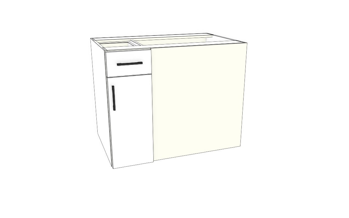 Full-Plywood Blind Corner Base Cabinet (Left)