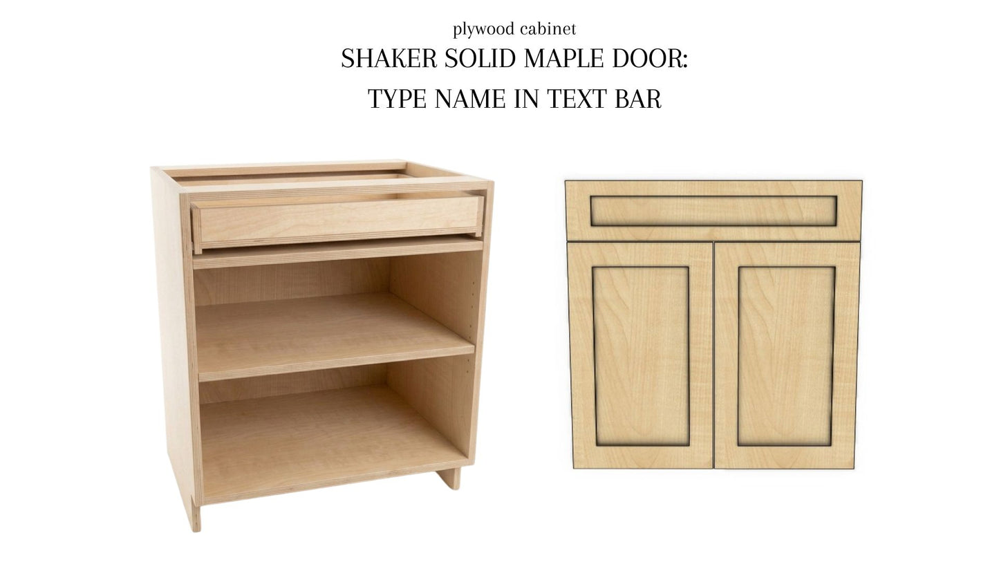 Top Drawer Double Base Cabinet