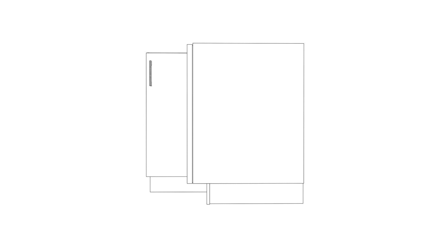 Full-Plywood Corner Base Cabinet