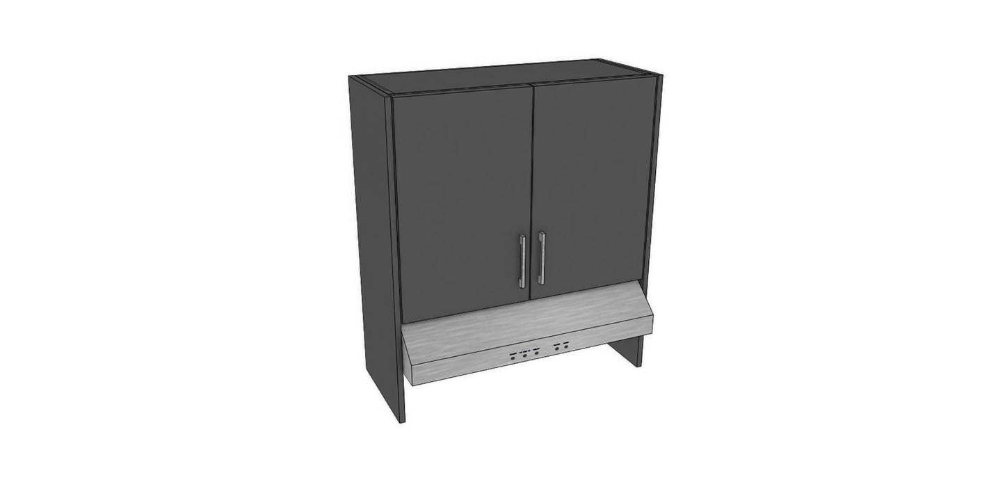 Full-Plywood 32" Range Hood Appliance Cabinet