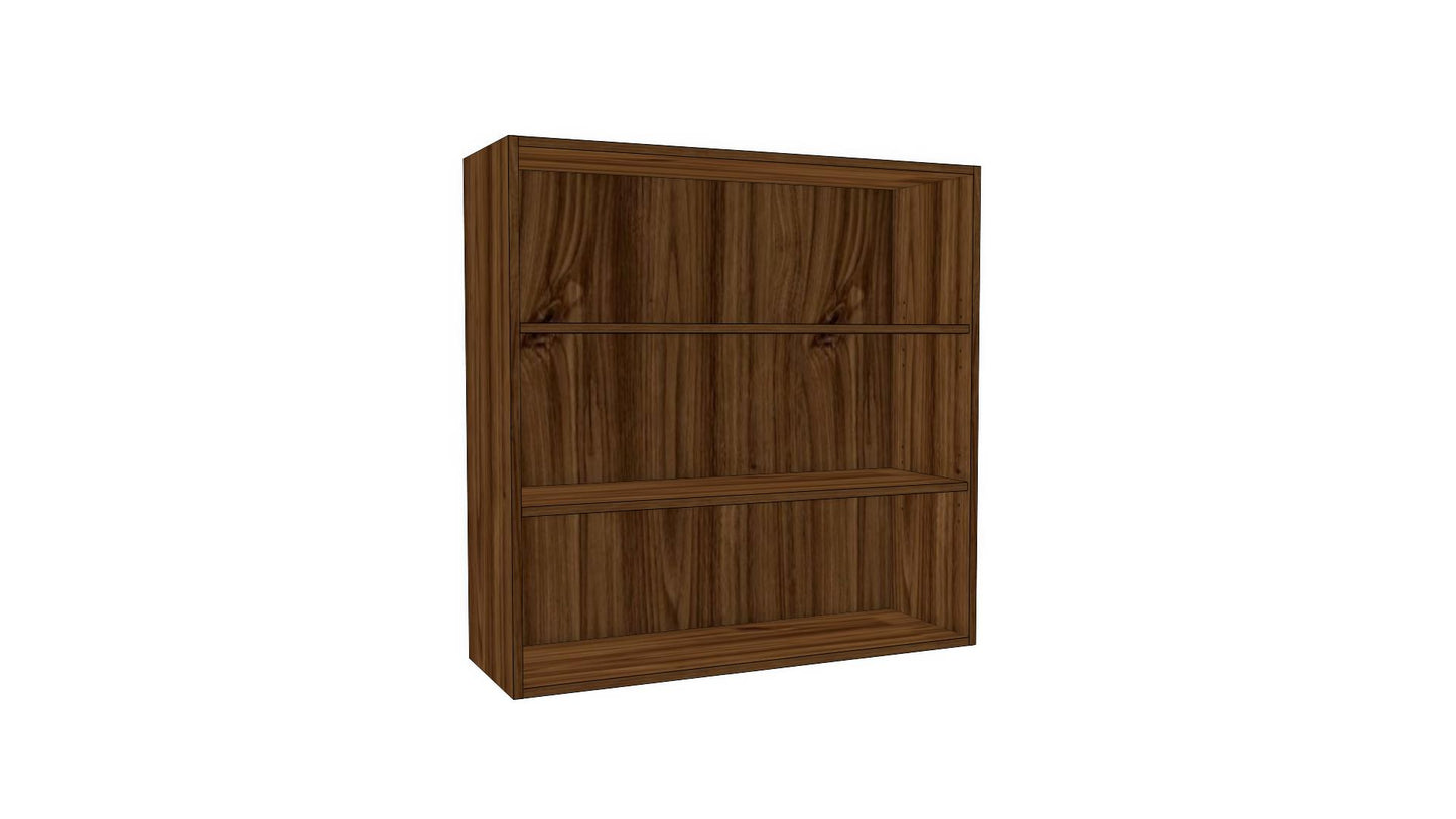 Full-Plywood Open Shelving Wall Cabinet