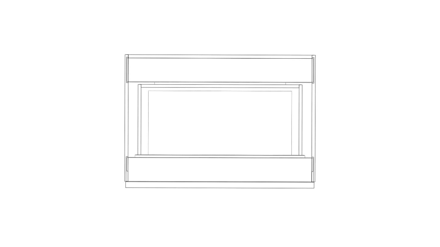 Cooktop Base Cabinet