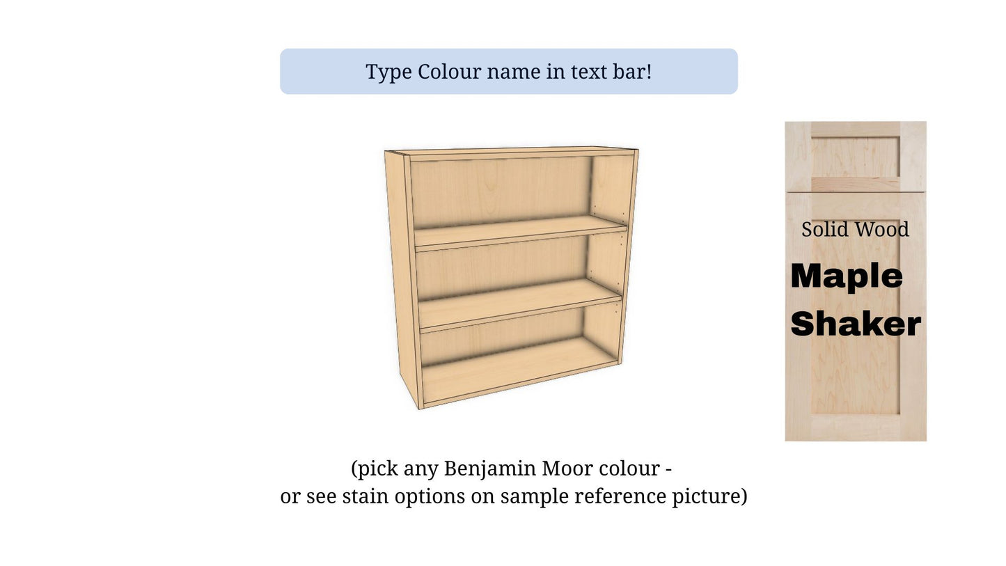 Open Shelving Wall Cabinet