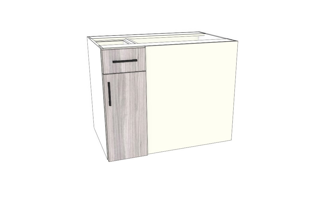 Full-Plywood Blind Corner Base Cabinet (Left)