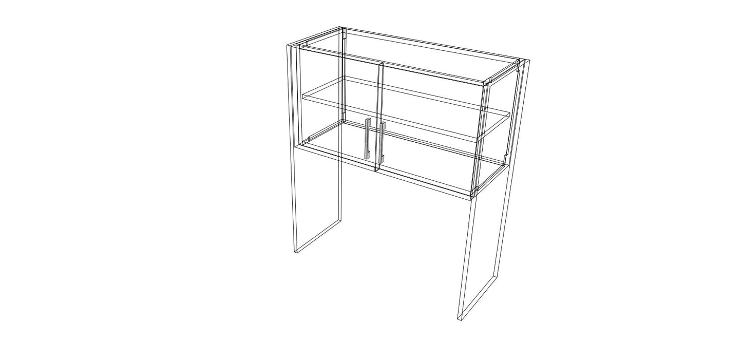 Full-Plywood 32" Over-The-Range Microwave Appliance Cabinet