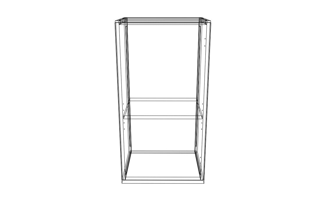 Full-Plywood Island-back Base Cabinet