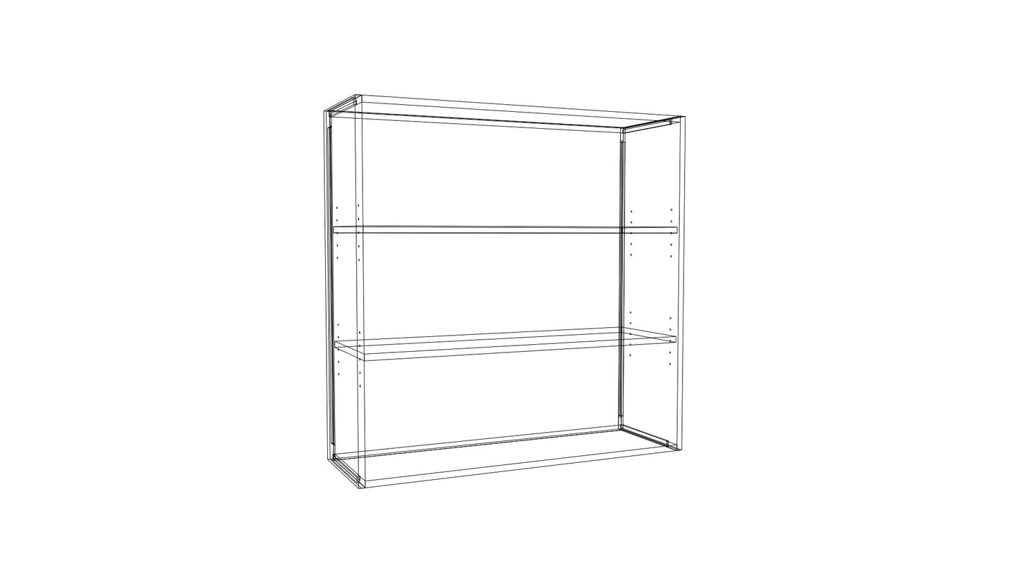 Open Shelving Wall Cabinet
