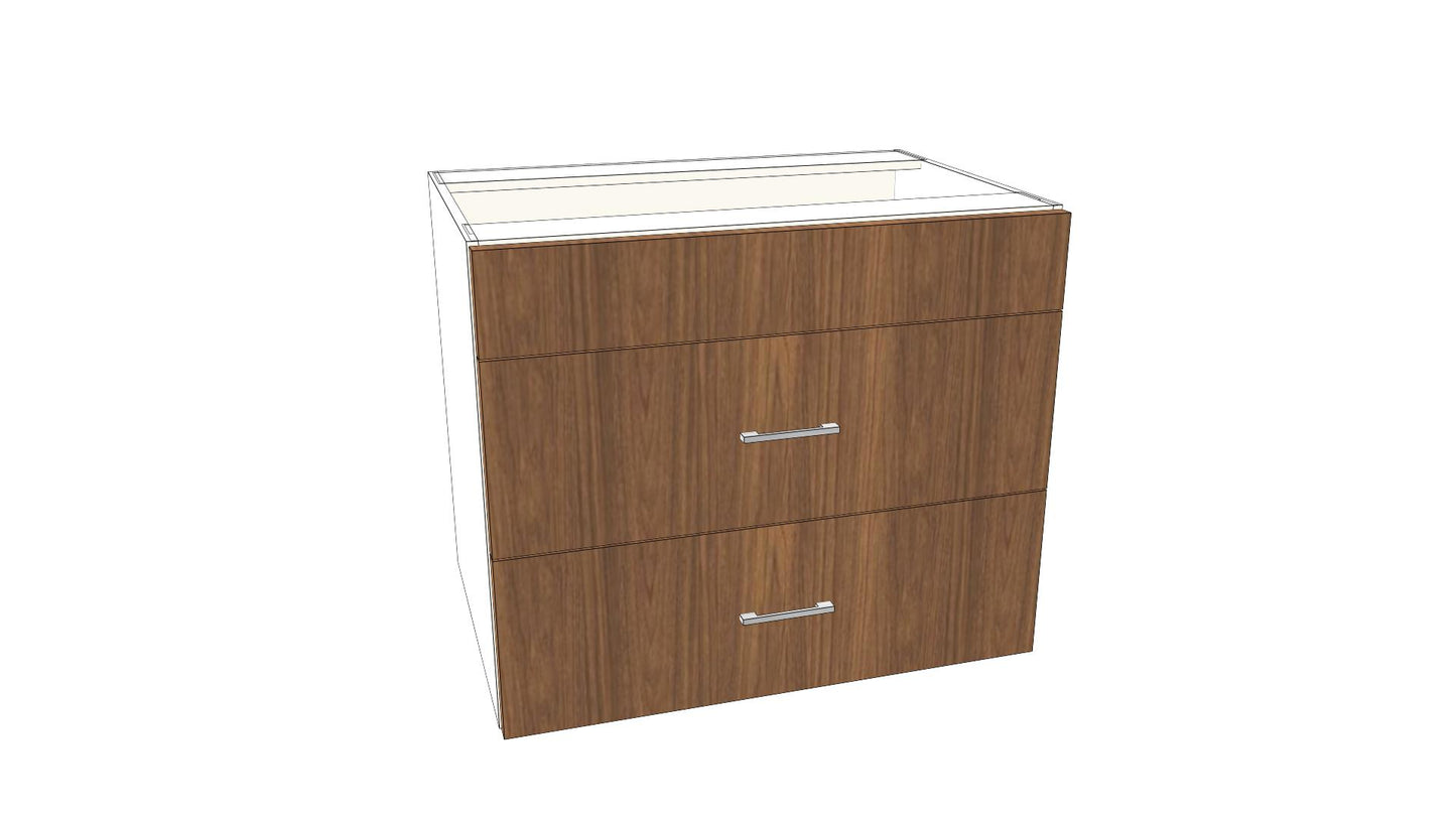 Full-Plywood 20-36" Cooktop Base Cabinet
