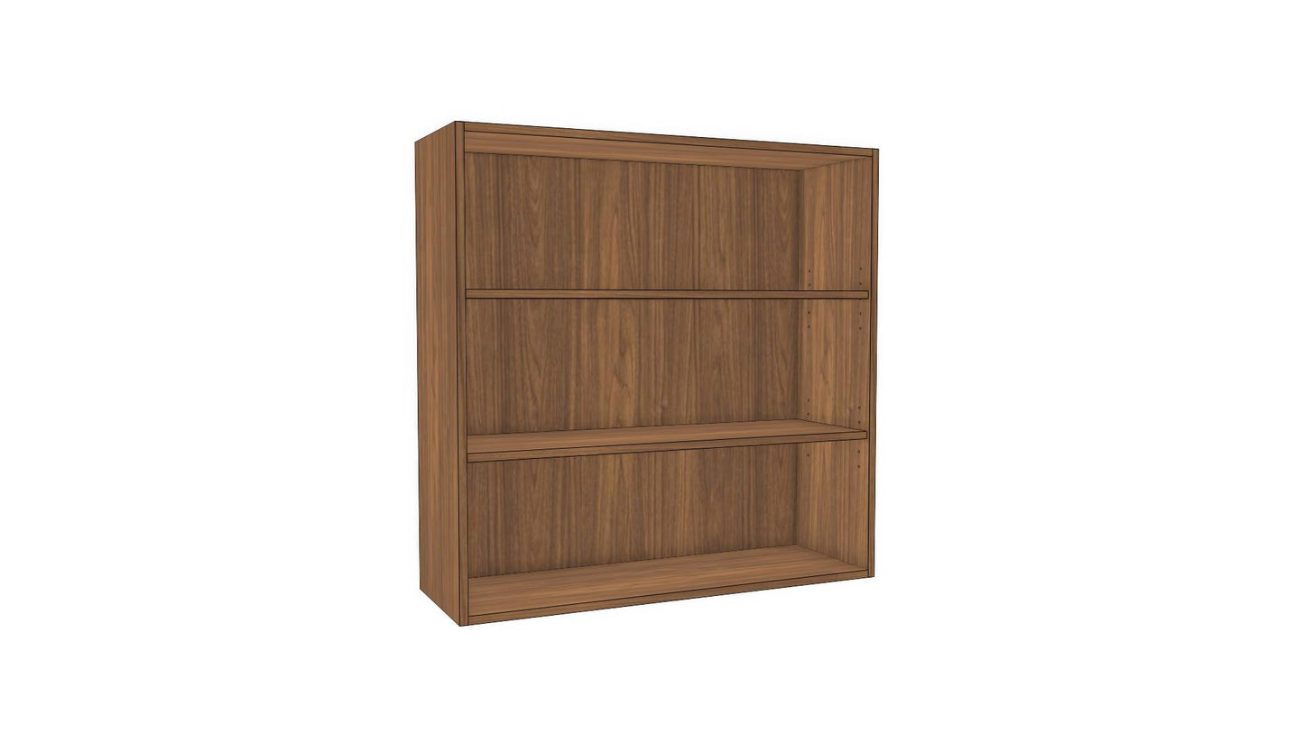Full-Plywood Open Shelving Wall Cabinet