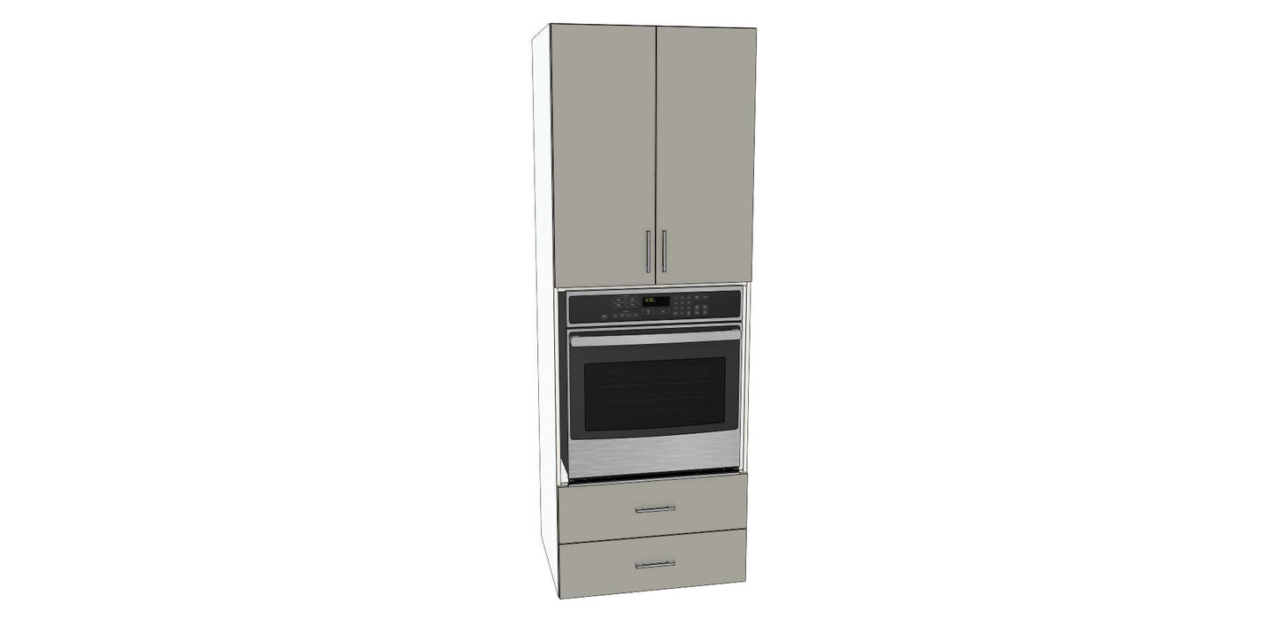 Double Door Tall Single Oven Cabinet