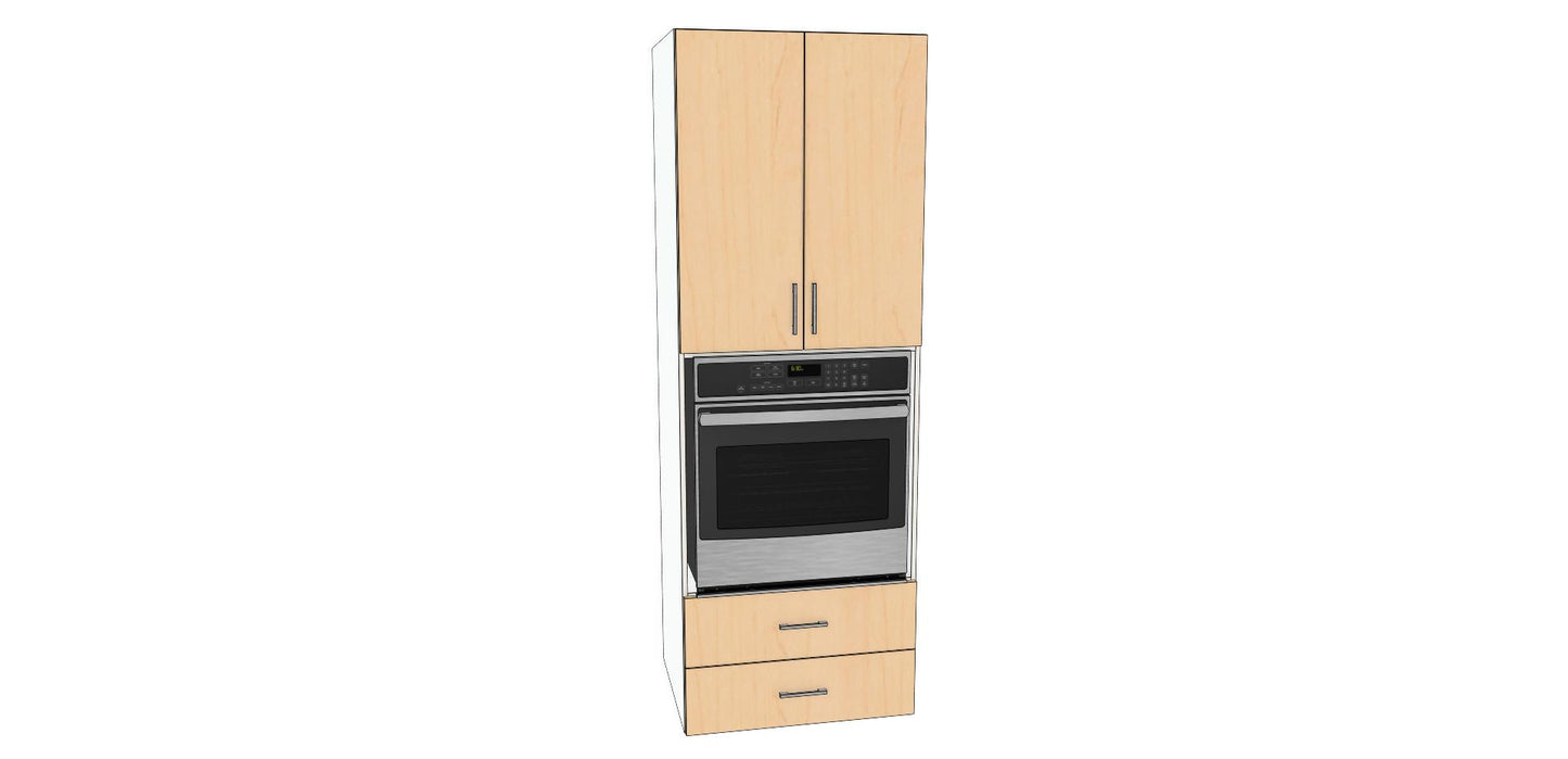 Double Door Tall Single Oven Cabinet