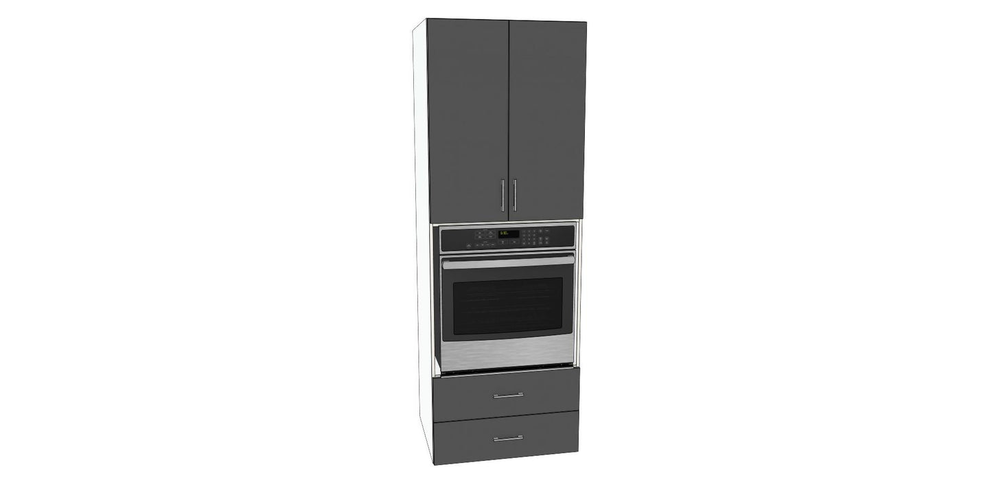 Double Door Tall Single Oven Cabinet