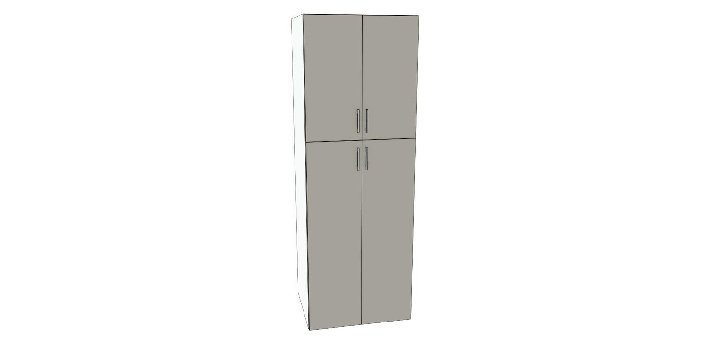 Full-Plywood Double Pantry Cabinet