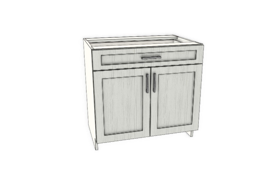 Top Drawer Double Base Cabinet