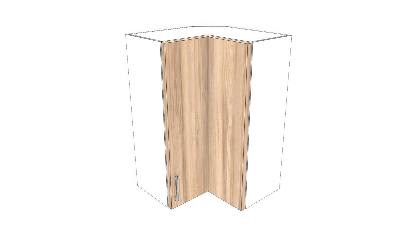 Full-Plywood Corner Wall Cabinet