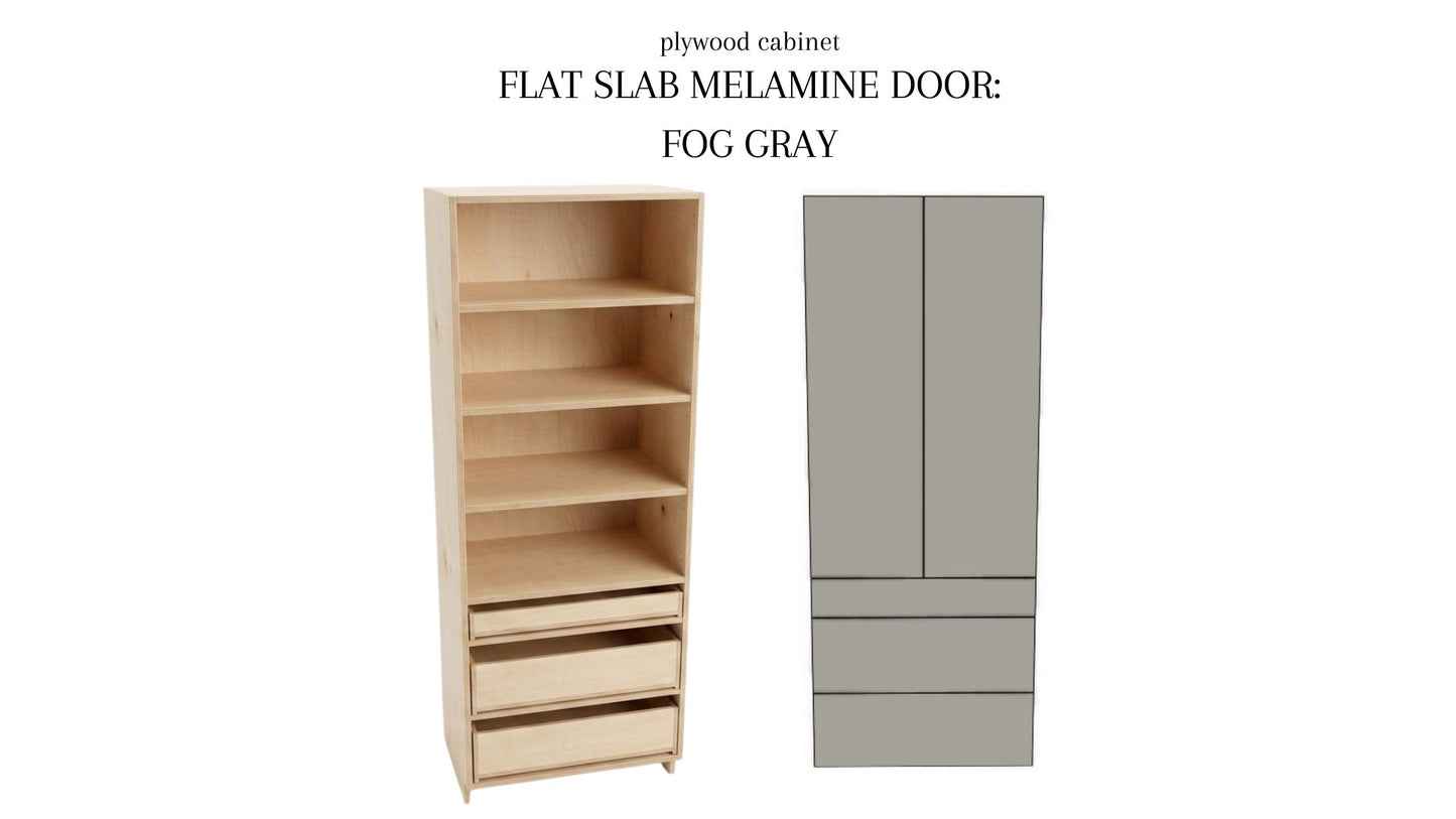 Double Tall Drawer Cabinet