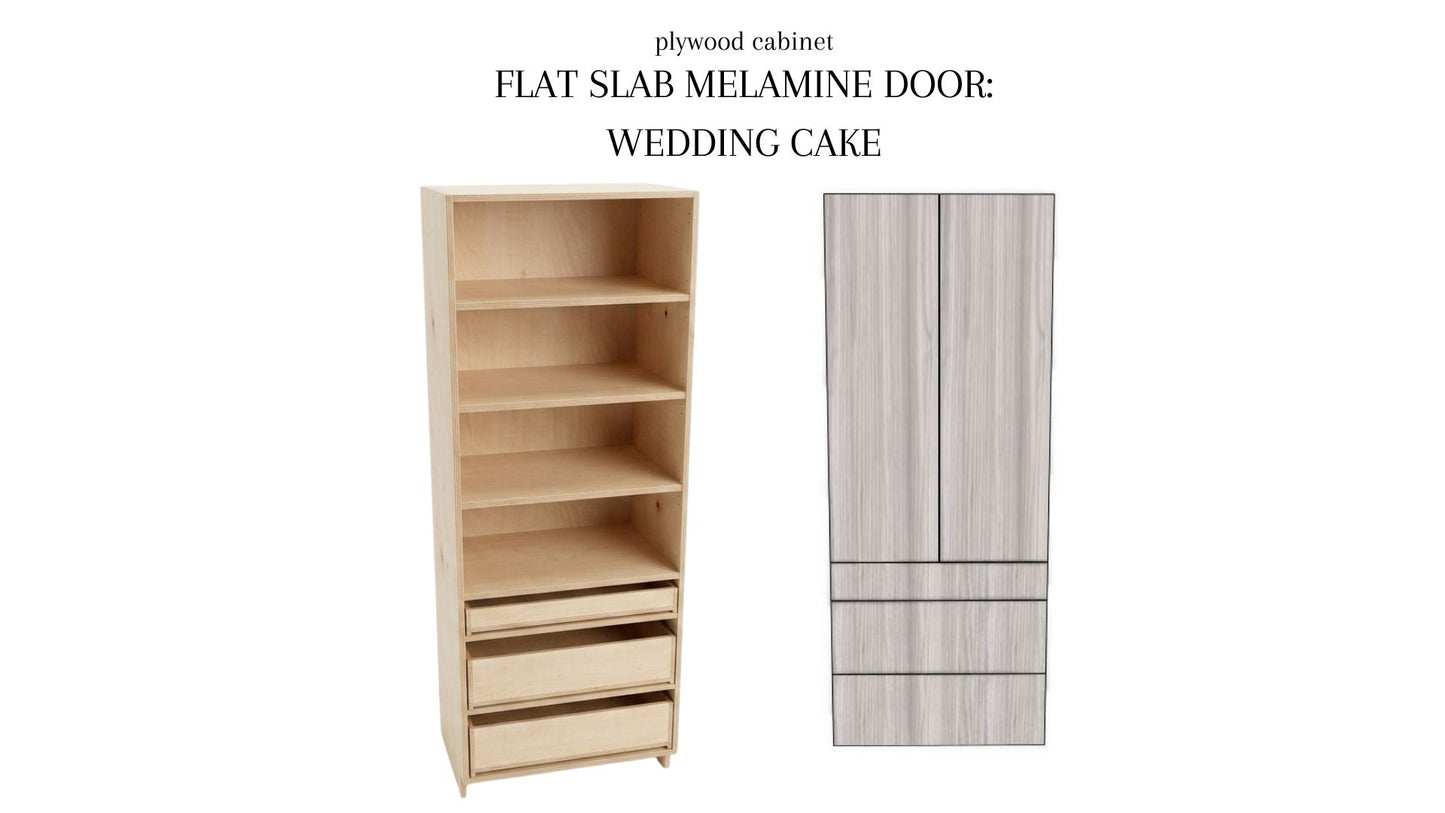 Double Tall Drawer Cabinet