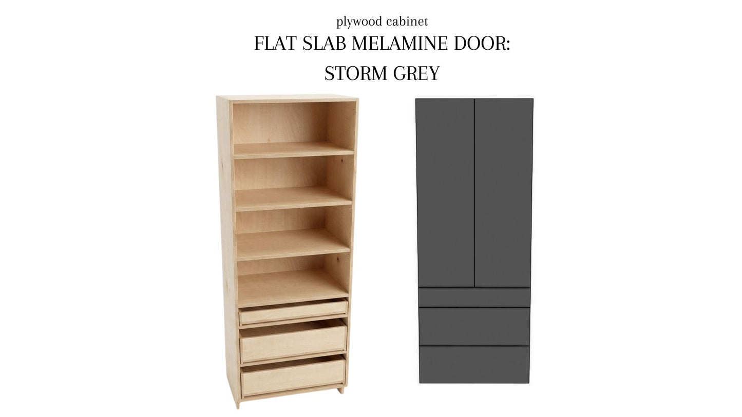 Double Tall Drawer Cabinet