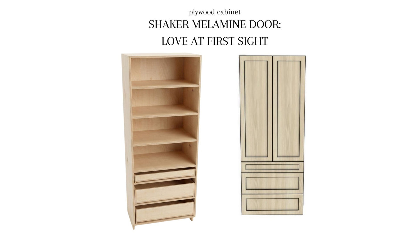Double Tall Drawer Cabinet