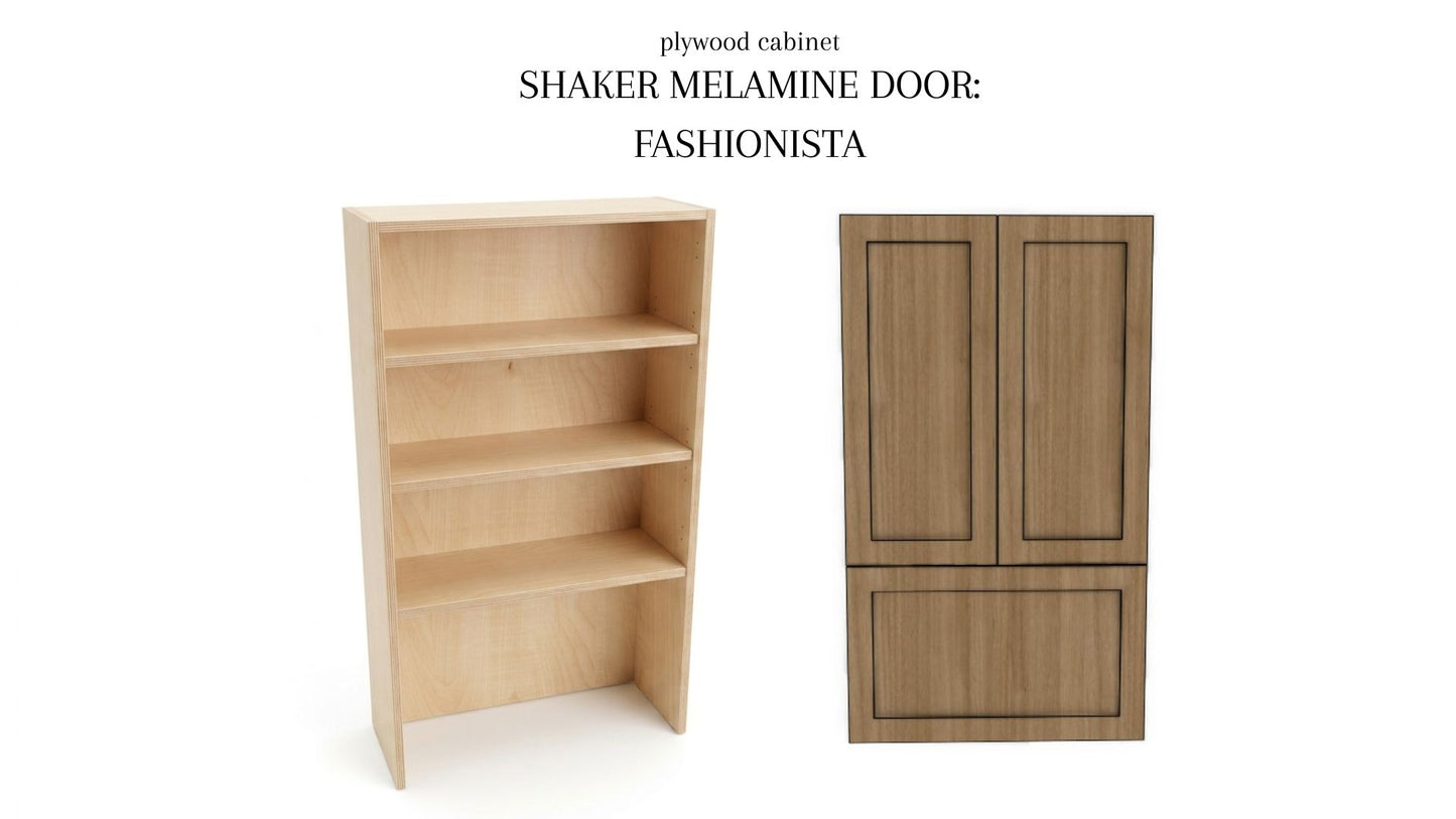 Double Hutch Wall Cabinet