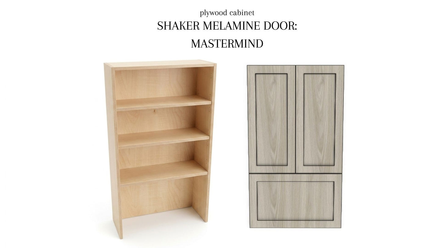 Double Hutch Wall Cabinet