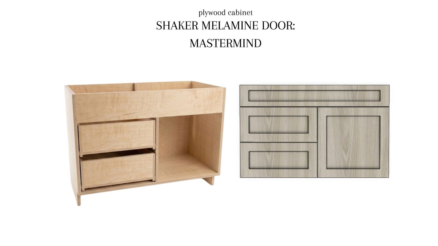 Combo Vanity Base Vabinet