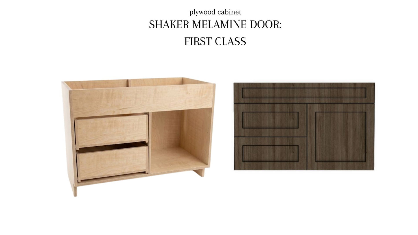 Combo Vanity Base Vabinet