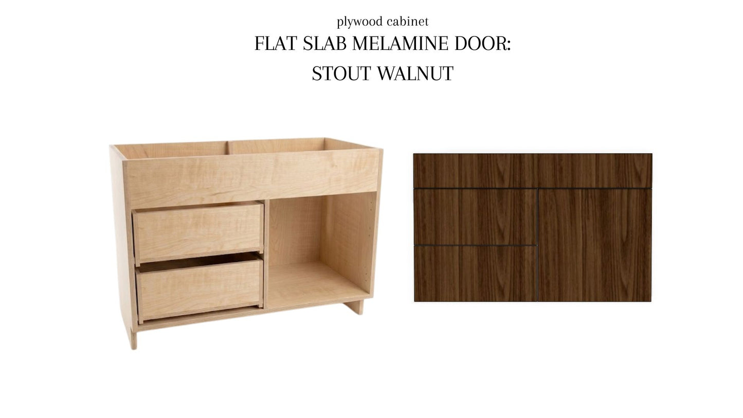 Combo Vanity Base Vabinet