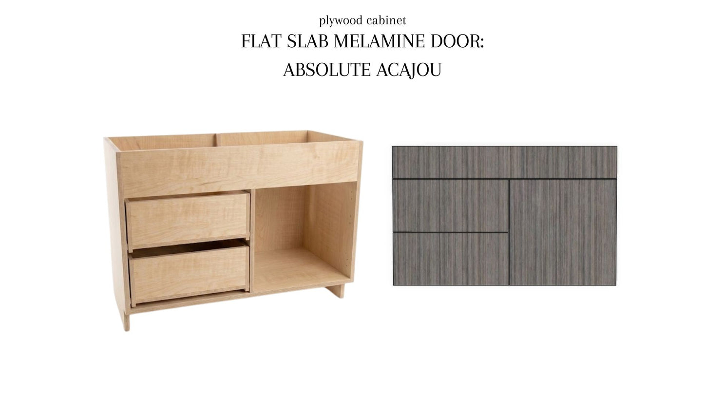 Combo Vanity Base Vabinet