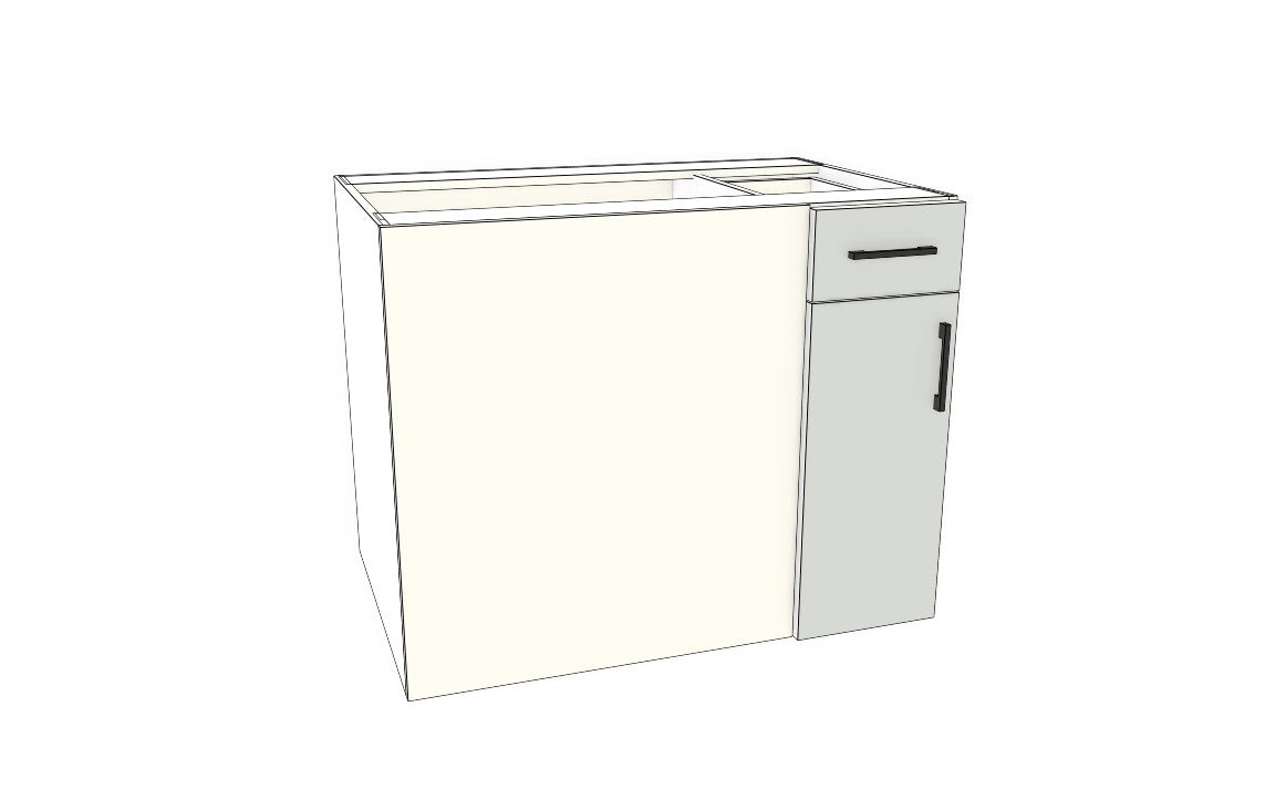 Full-Plywood Blind Corner Base Cabinet (Right)