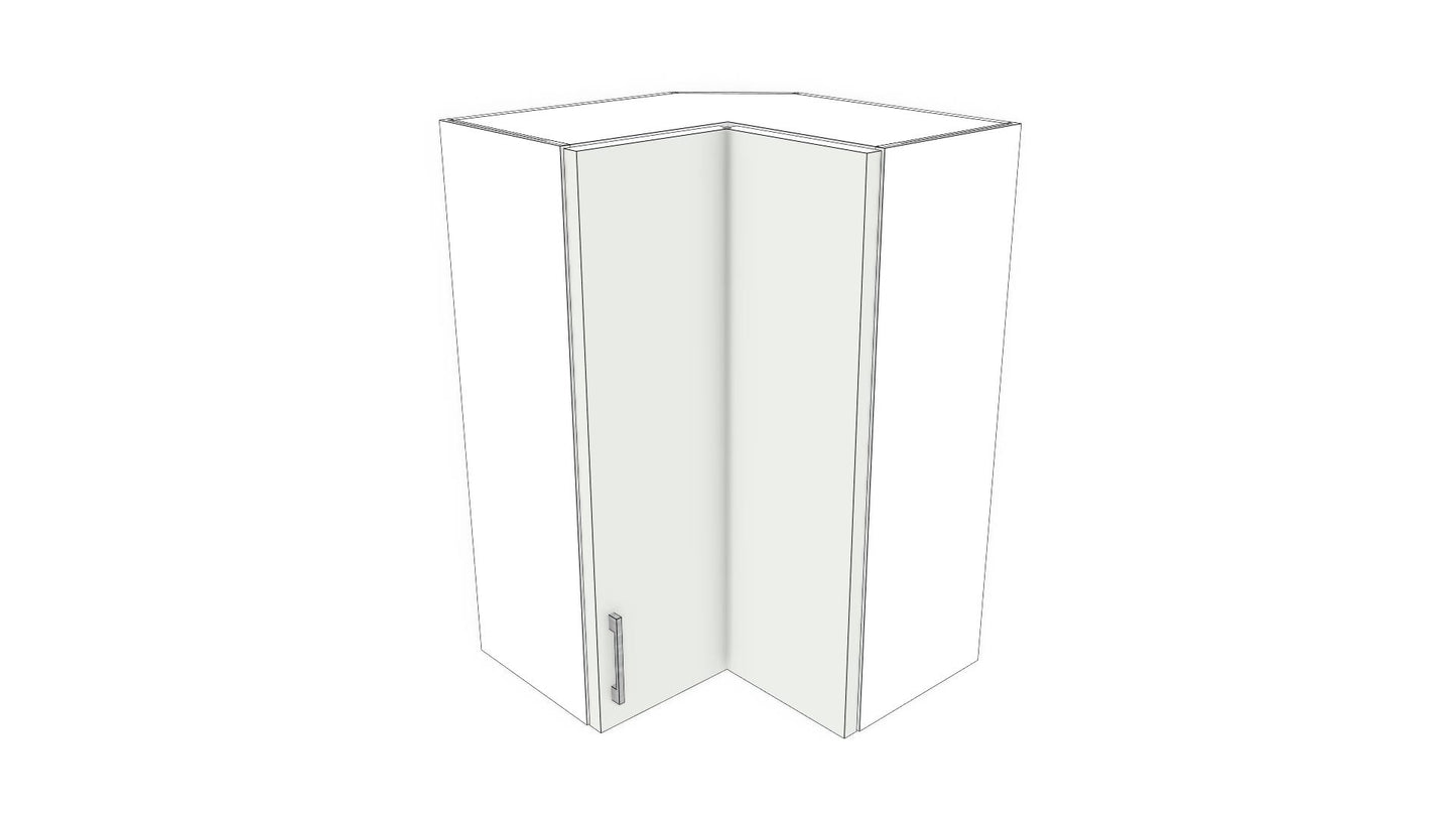 Full-Plywood Corner Wall Cabinet