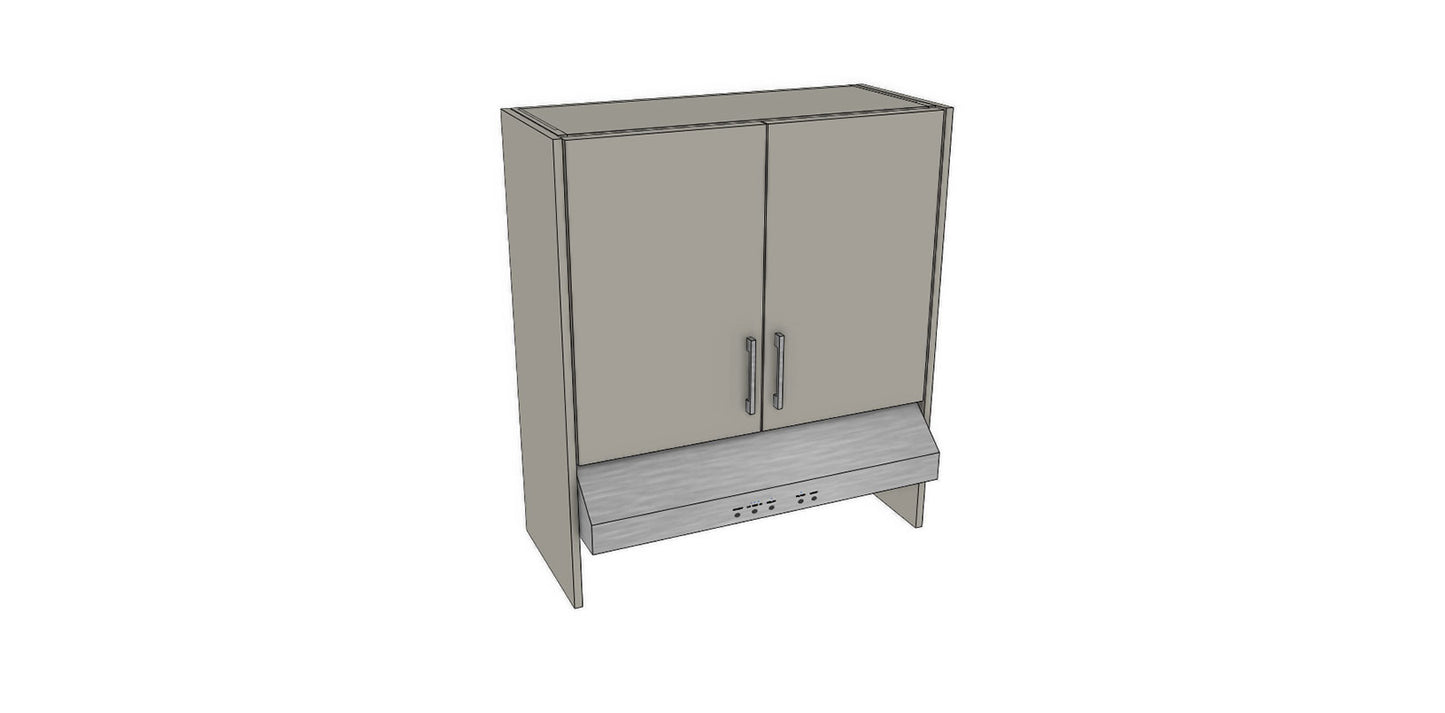 Full-Plywood 32" Range Hood Appliance Cabinet