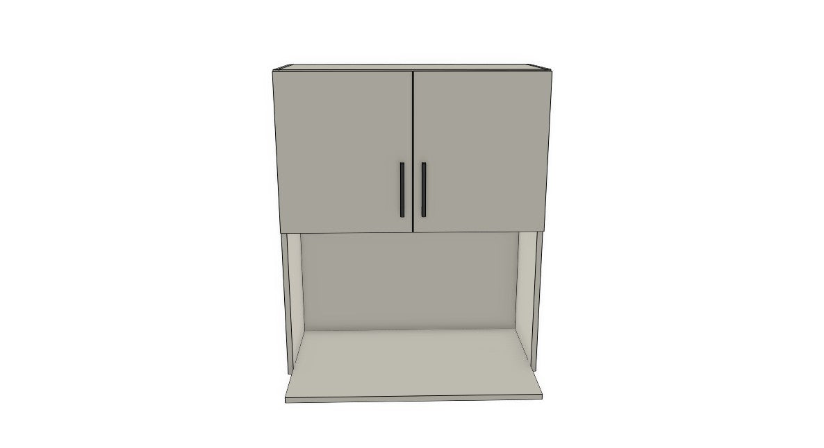 Full-Plywood 20-30" Microwave Wall Cabinet