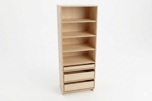 Double Tall Drawer Cabinet