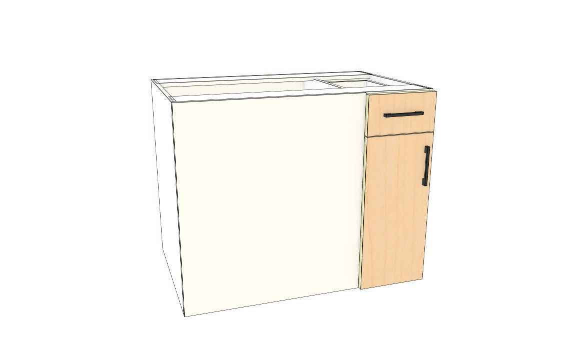 Full-Plywood Blind Corner Base Cabinet (Right)