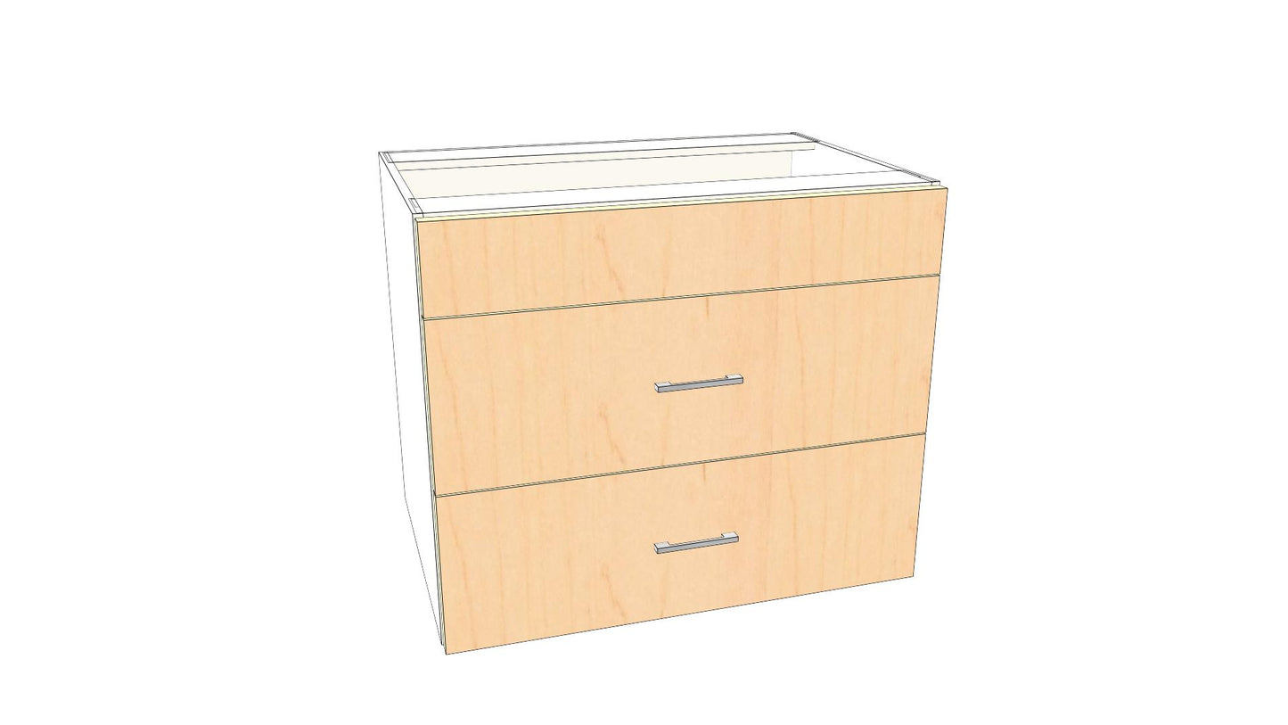 Full-Plywood 20-36" Cooktop Base Cabinet