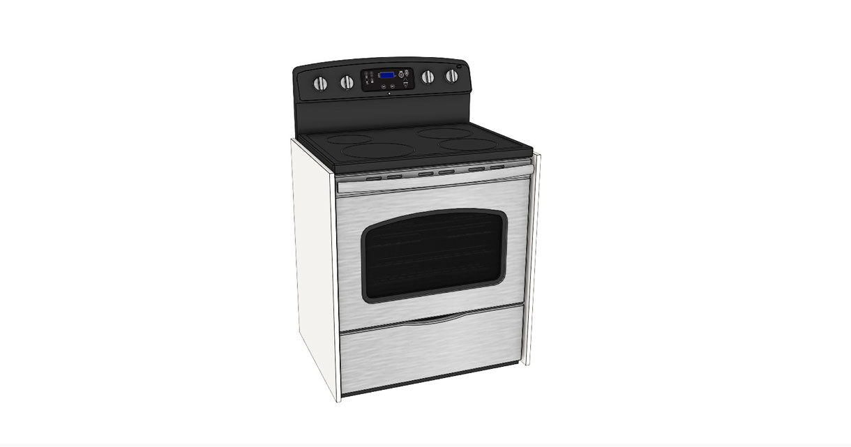 32" Stove Appliance Trim Package