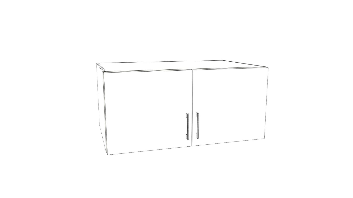Over-Fridge Wall Cabinet